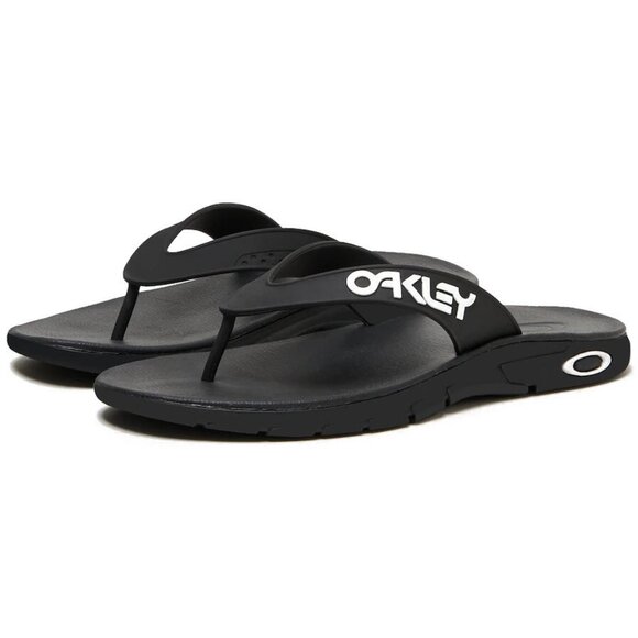 Oakley Other - Oakley Men's Black B1b Logo Slip-On Beach Casual Flip-Flop Sandal Size 11